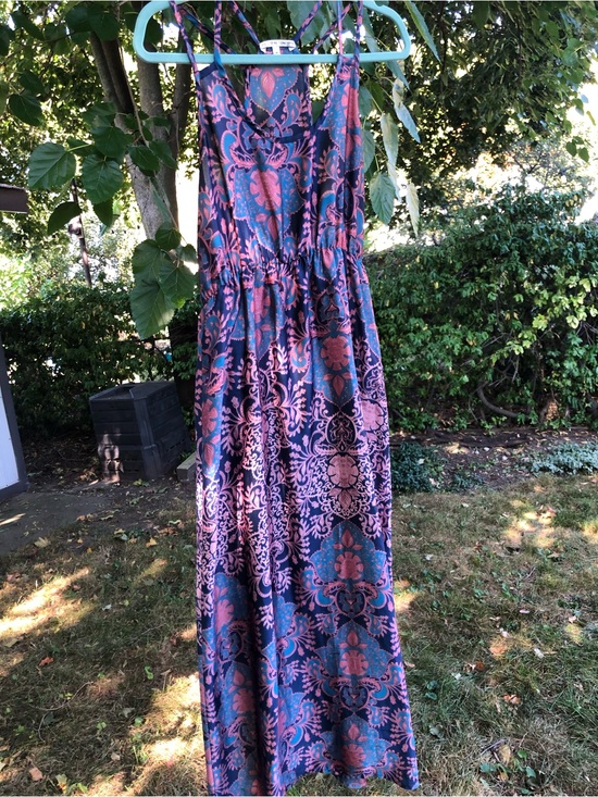 Mendocino Dresses & Skirts - Navy Pink Paisley Sundress